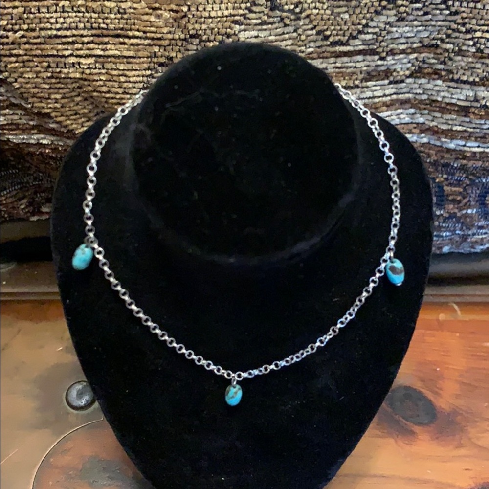 Turquoise ankle bracelet
